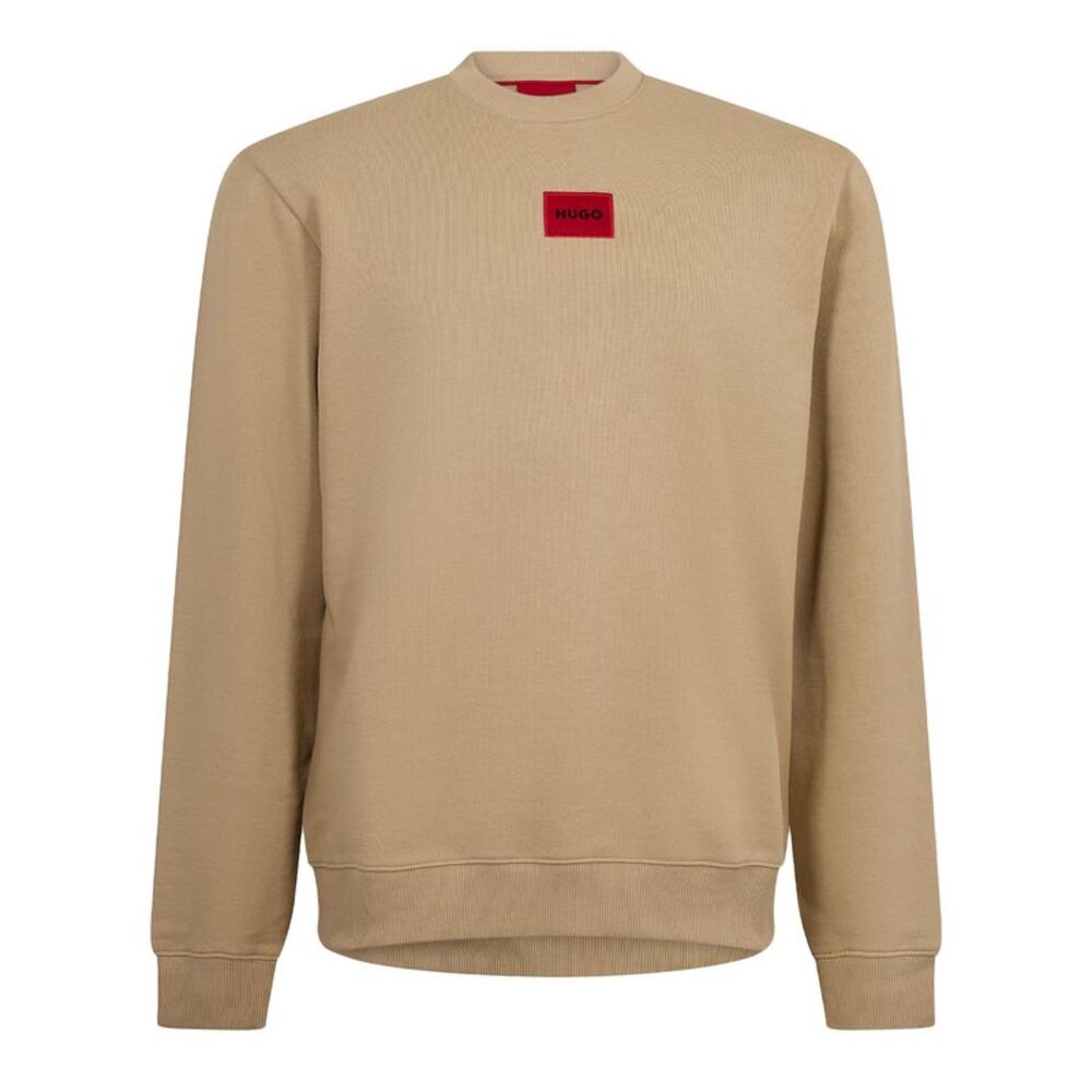 Hugo Mens Diragol Crew Neck Sweatshirt / Medium Beige